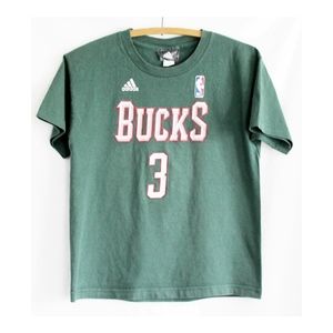 Milwaukee Bucks T Shirt Boys Youth Med Jennings